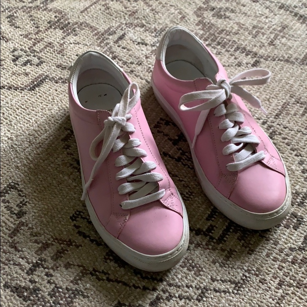 Givenchy pink leather sneakers